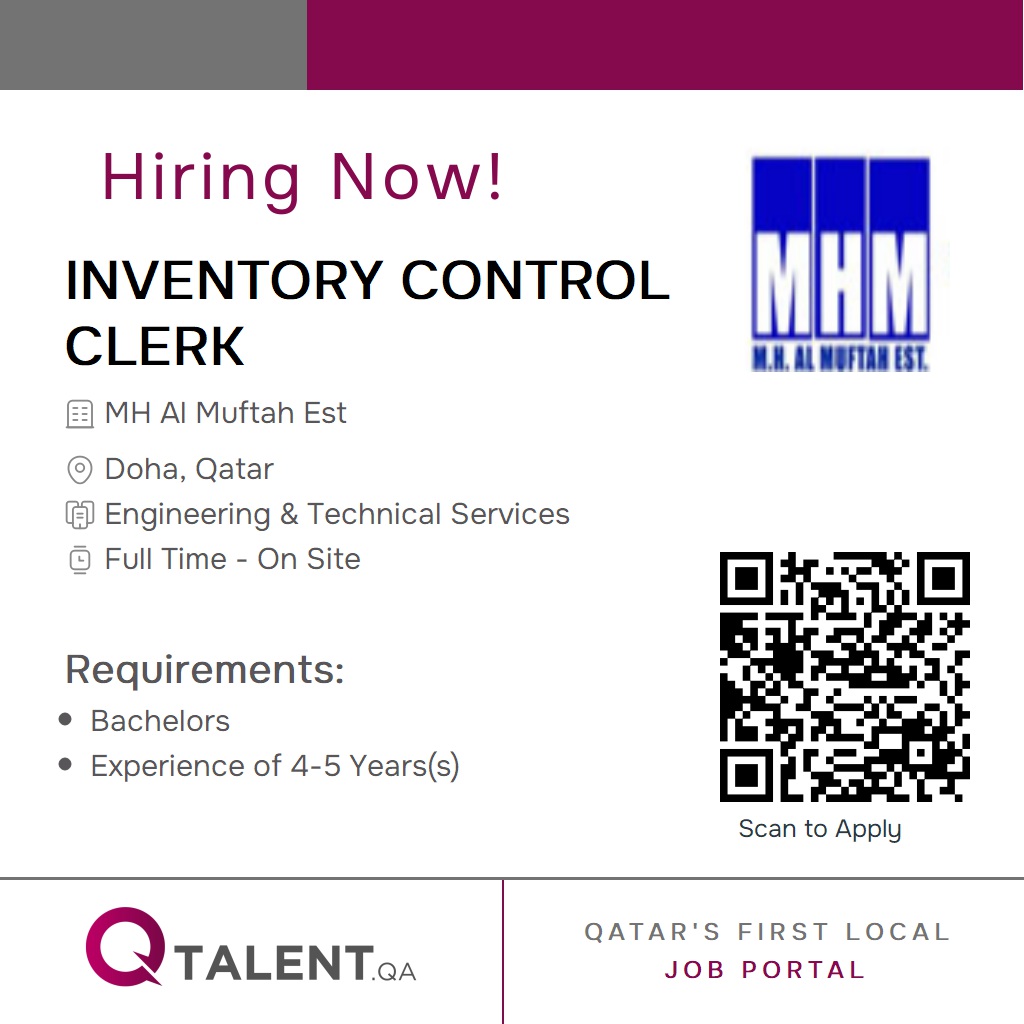 INVENTORY CONTROL CLERK